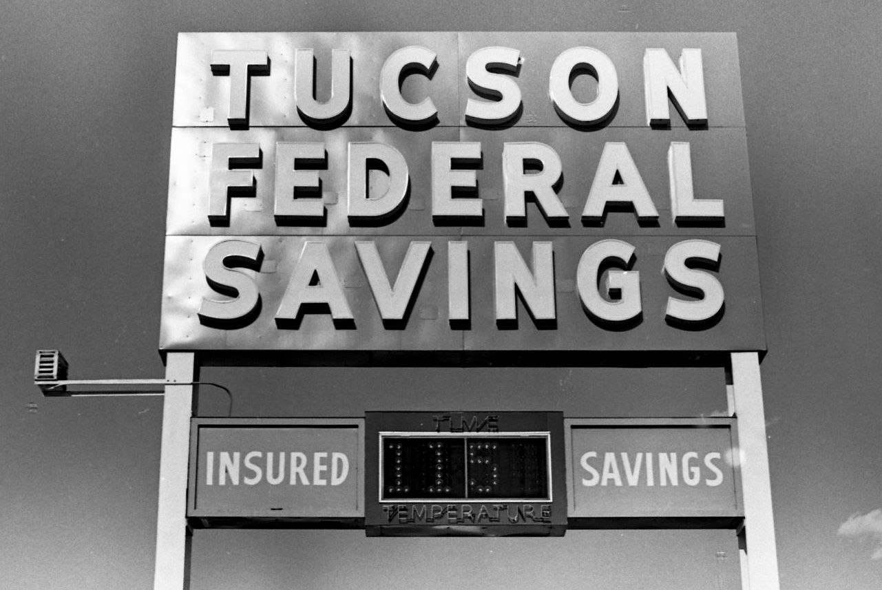 Tucson Federal Savings thermometer